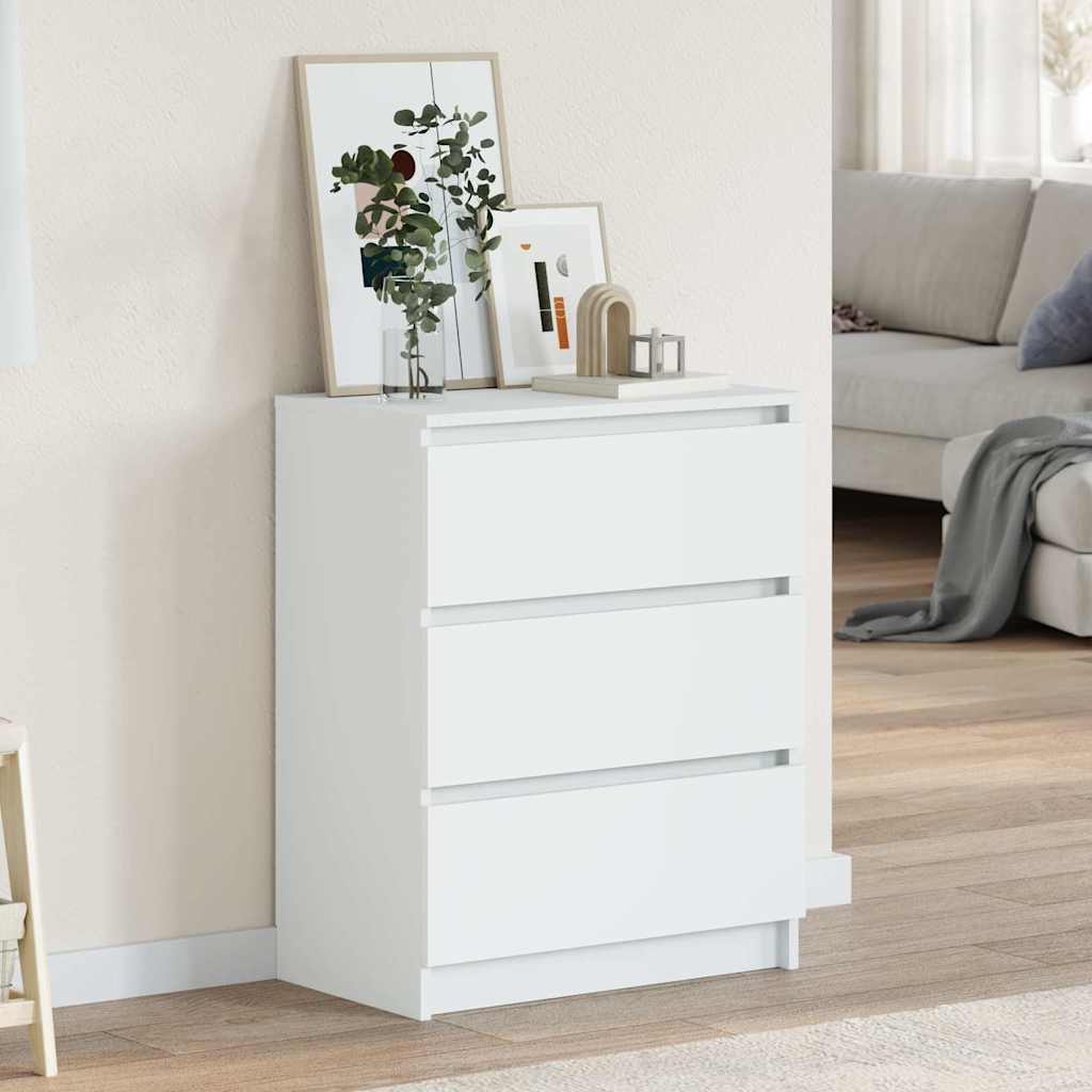 Buffet Blanc 60x35x76 cm Bois d'ingénierie - XIOS