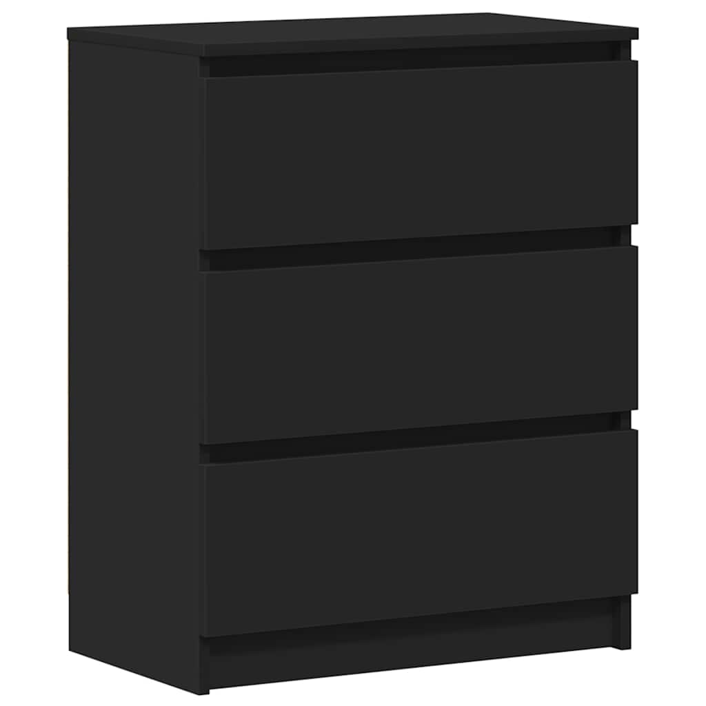 Buffet Noir 60x35x76 cm Bois d'ingénierie - XIOS