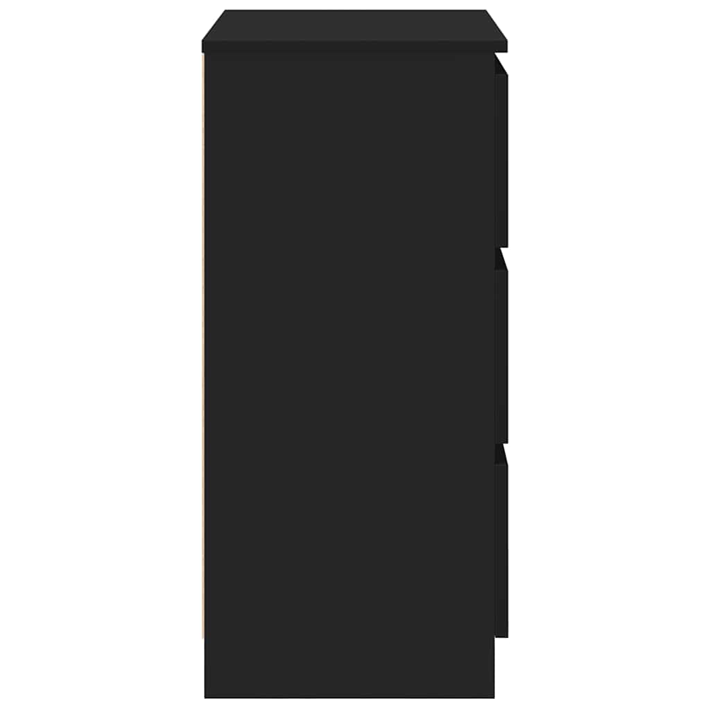 Buffet Noir 60x35x76 cm Bois d'ingénierie - XIOS