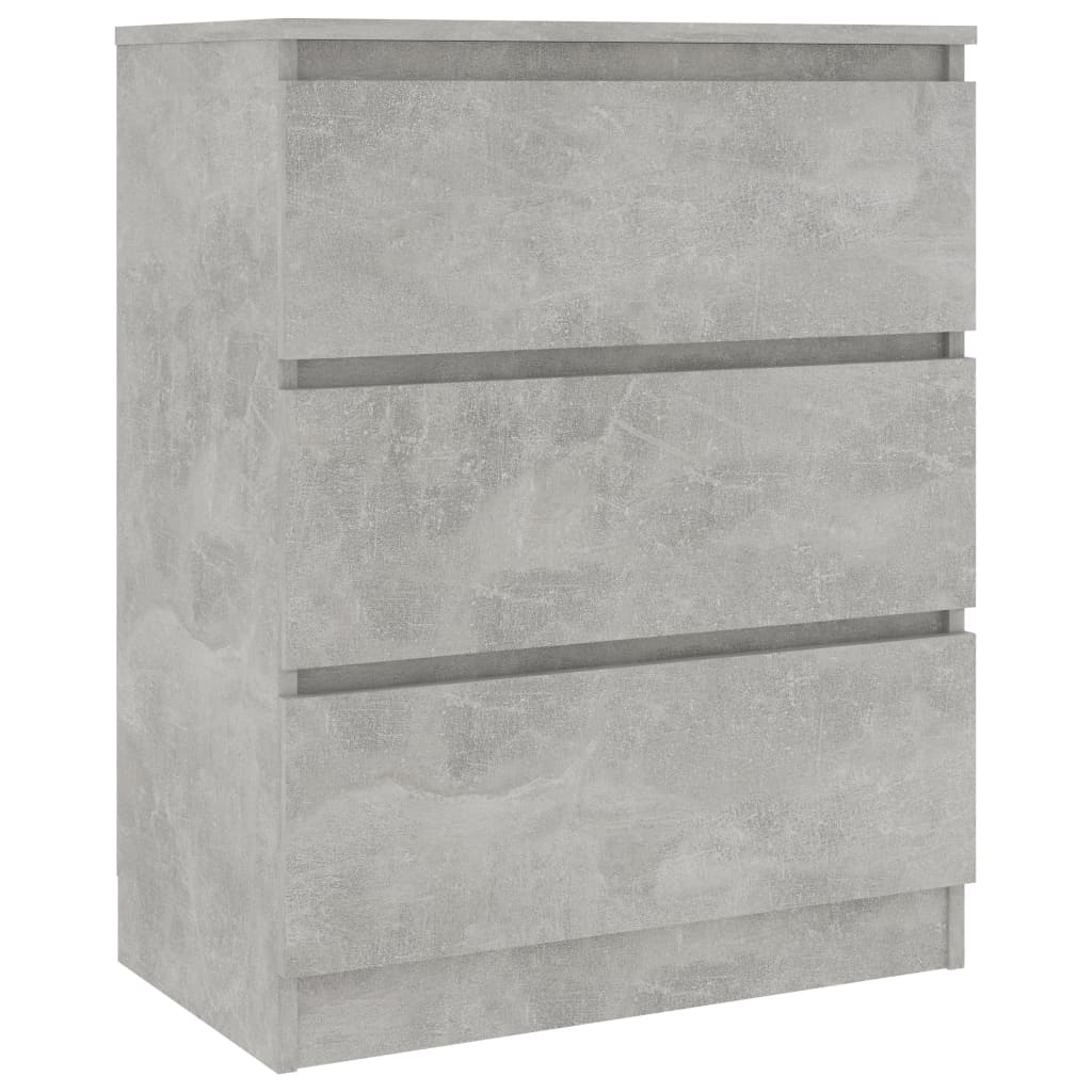 Buffet Gris béton 60x35x76 cm Bois d'ingénierie - XIOS