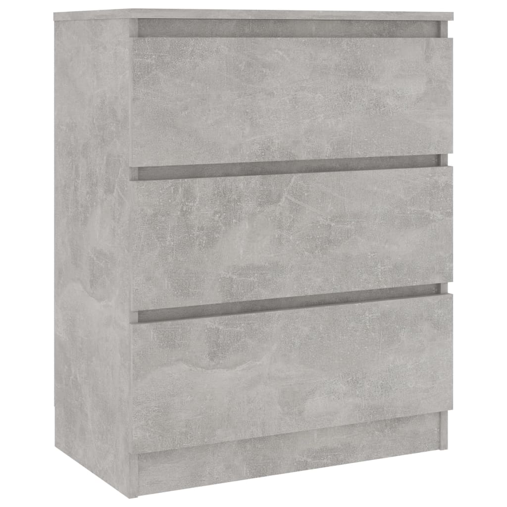 Buffet Gris béton 60x35x76 cm Bois d'ingénierie - XIOS