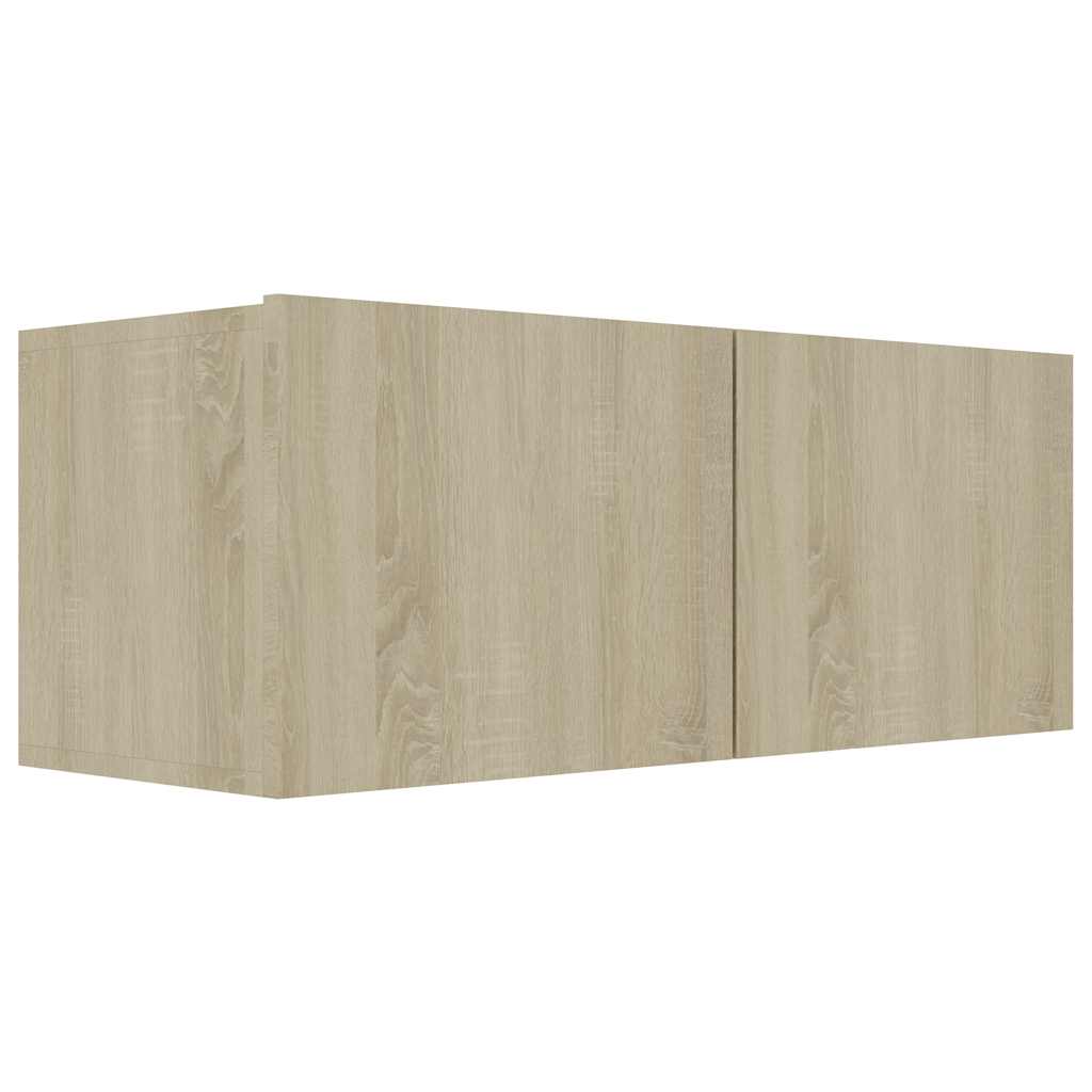 Meuble TV Chêne sonoma 80x30x30 cm Bois d’ingénierie - XIOS