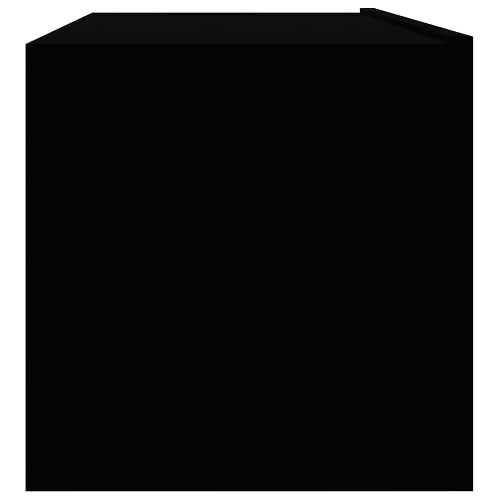 Meuble TV Noir 100x30x30 cm Bois d’ingénierie