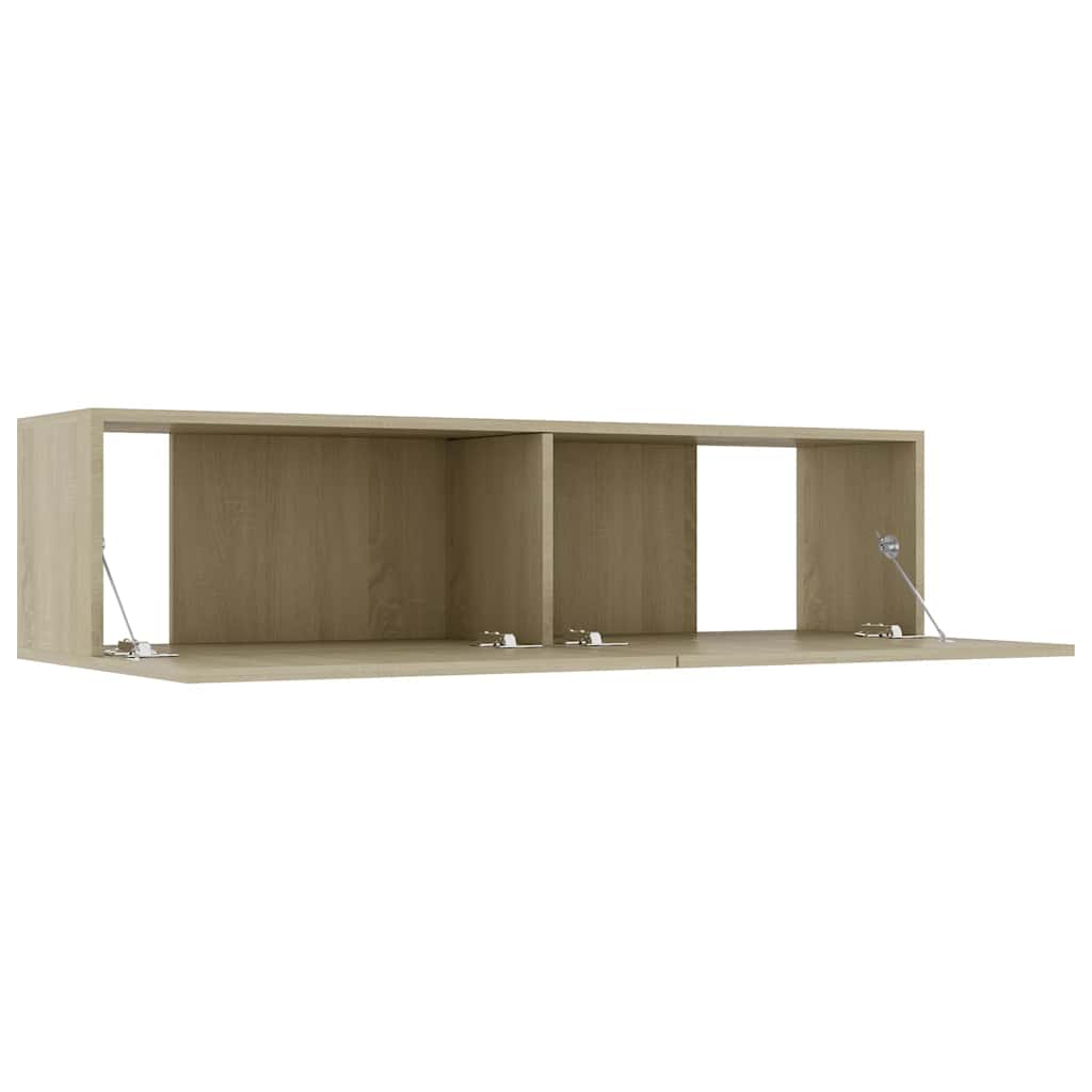 Meuble TV Chêne sonoma 120x30x30 cm Bois d’ingénierie - XIOS