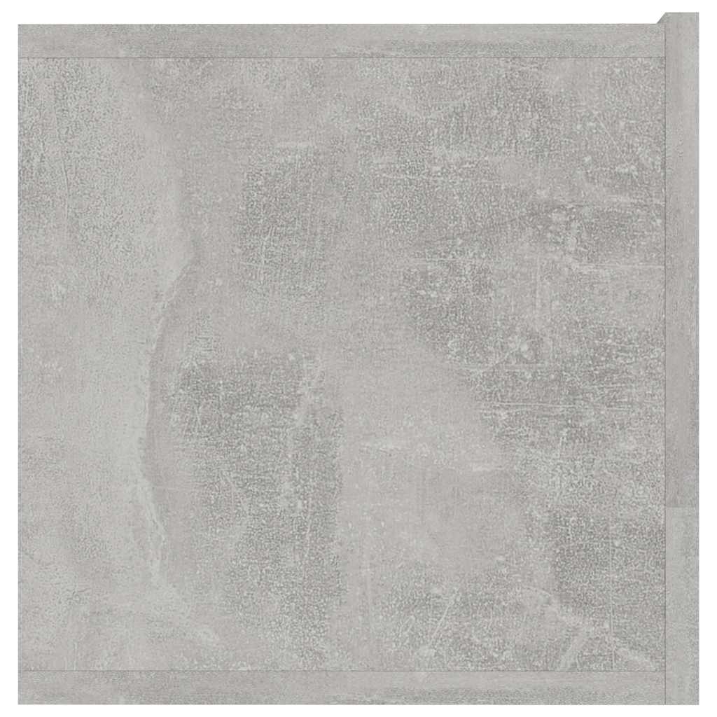 Meuble TV Gris béton 120x30x30 cm Bois d’ingénierie - XIOS