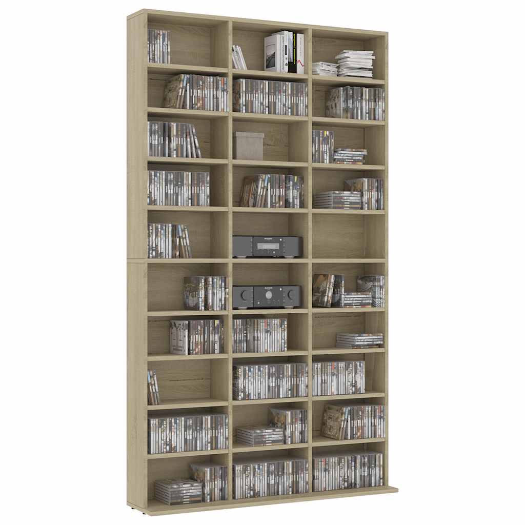 Armoire à CD Chêne sonoma 102x23x177,5 cm Bois d'ingénierie - XIOS