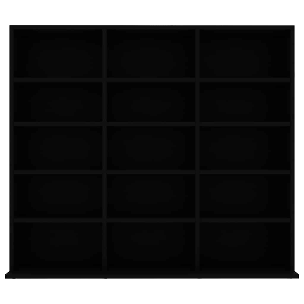 Armoire à CD Noir 100x23x89,5 cm Aggloméré - XIOS