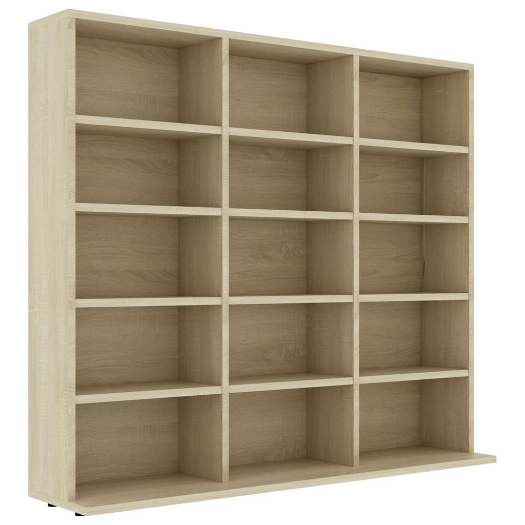 Armoire à CD Chêne sonoma 100x23x89,5 cm Bois d’ingénierie - XIOS