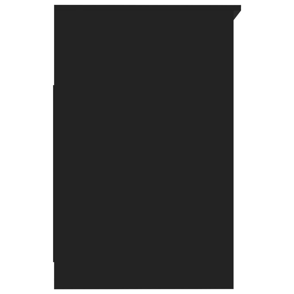 Armoire à tiroirs Noir 40x50x76 cm Bois d'ingénierie - XIOS