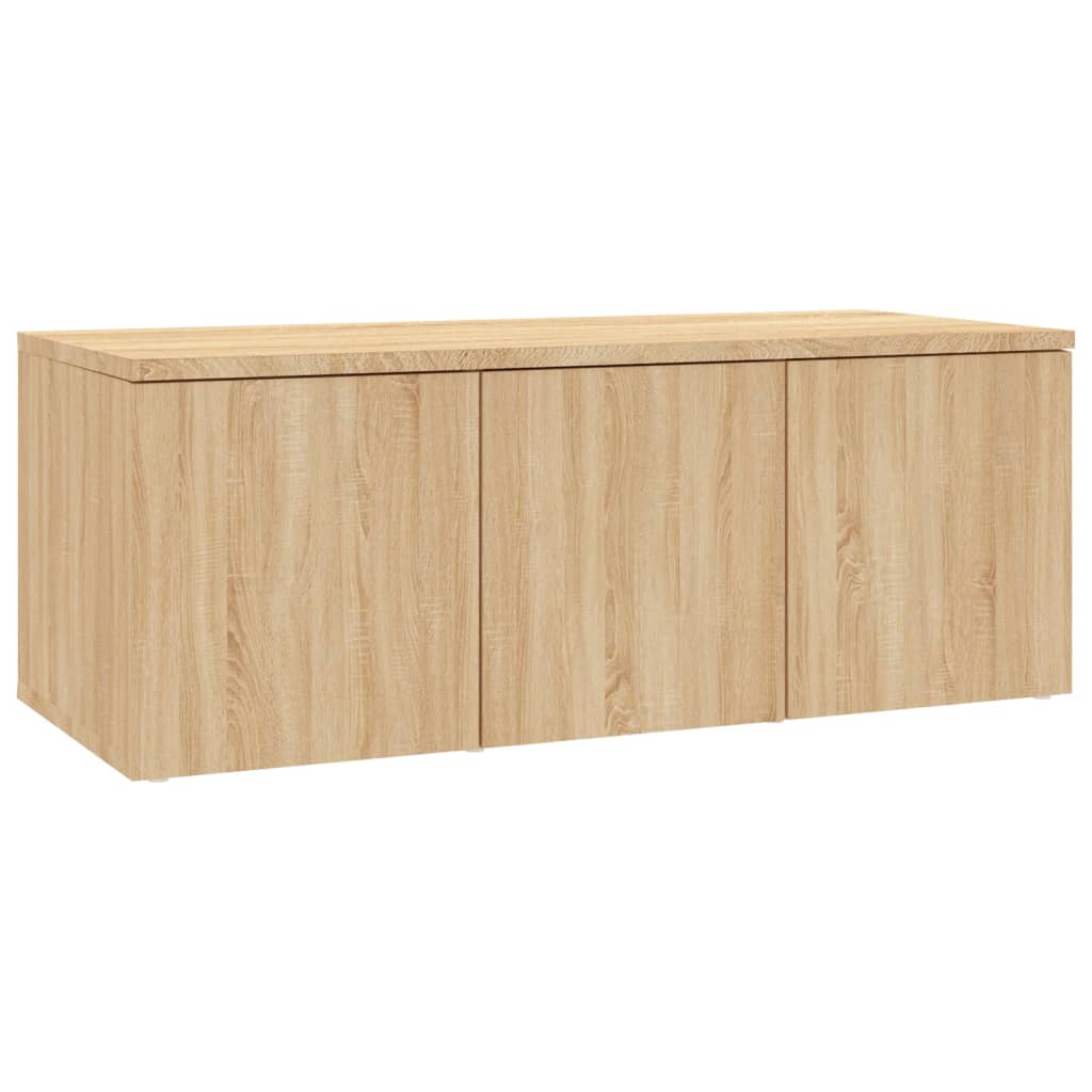 Meuble TV Chêne sonoma 80x34x30 cm Bois d'ingénierie - XIOS