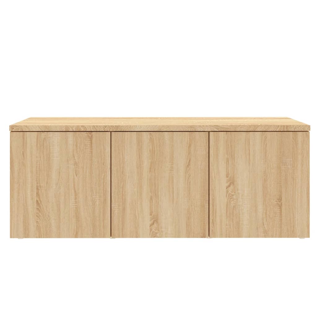 Meuble TV Chêne sonoma 80x34x30 cm Bois d'ingénierie - XIOS