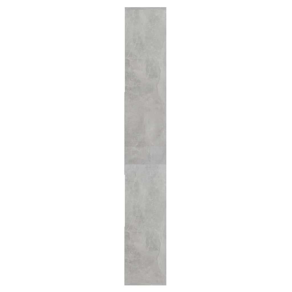 Bibliothèque Gris béton 67x24x161 cm Bois d'ingénierie - XIOS