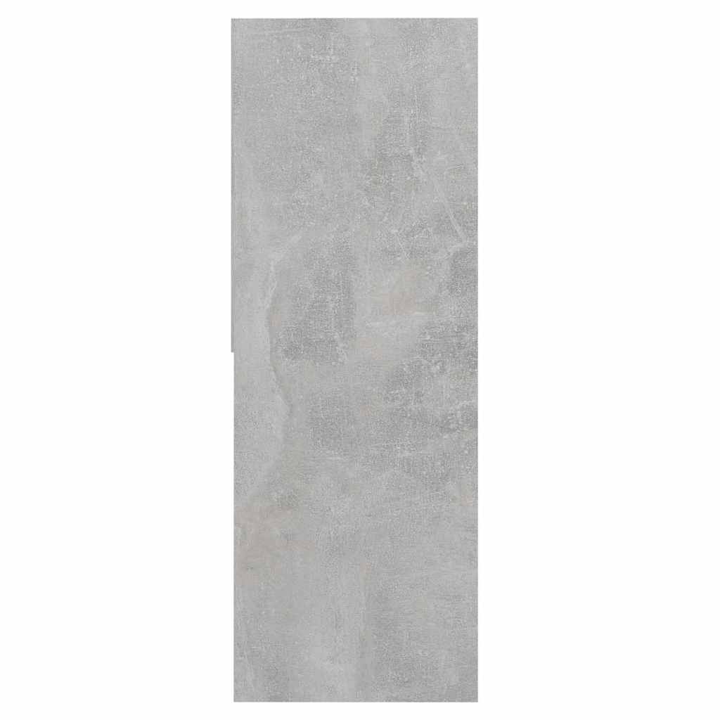 Bibliothèque Gris béton 67x24x161 cm Bois d'ingénierie - XIOS