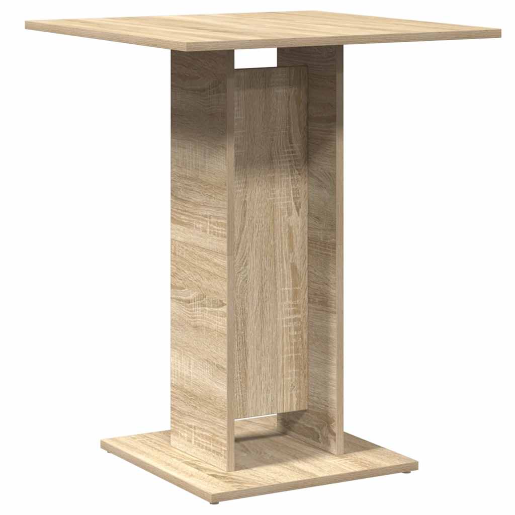 Table de bistro Chêne sonoma 60x60x75 cm Bois d'ingénierie - XIOS