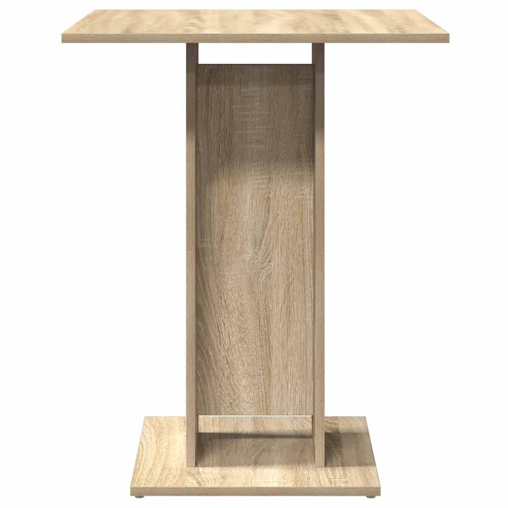 Table de bistro Chêne sonoma 60x60x75 cm Bois d'ingénierie - XIOS