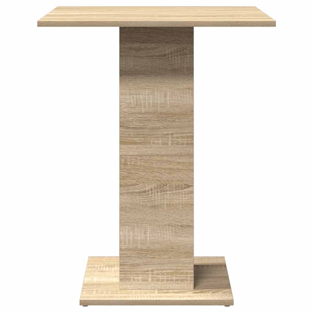 Table de bistro Chêne sonoma 60x60x75 cm Bois d'ingénierie - XIOS