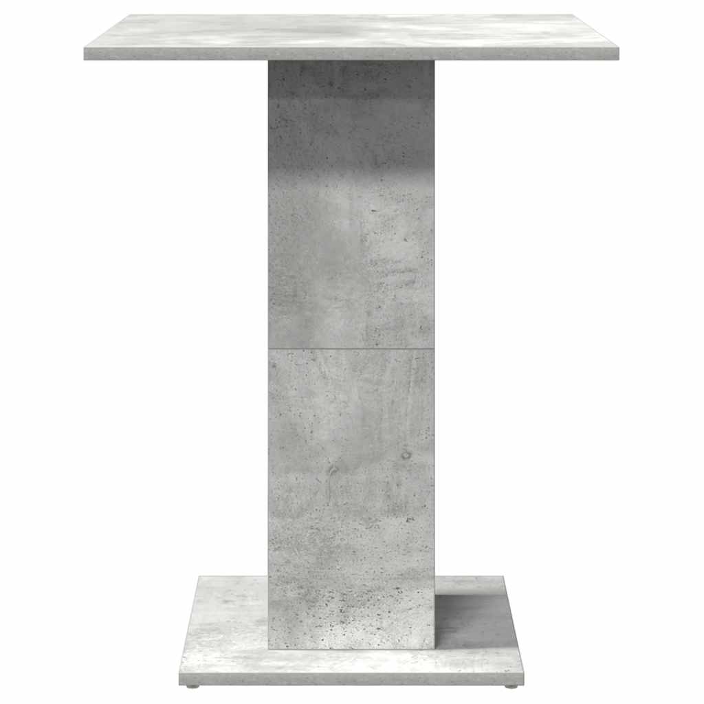 Table de bistro Gris béton 60x60x75 cm Bois d'ingénierie - XIOS