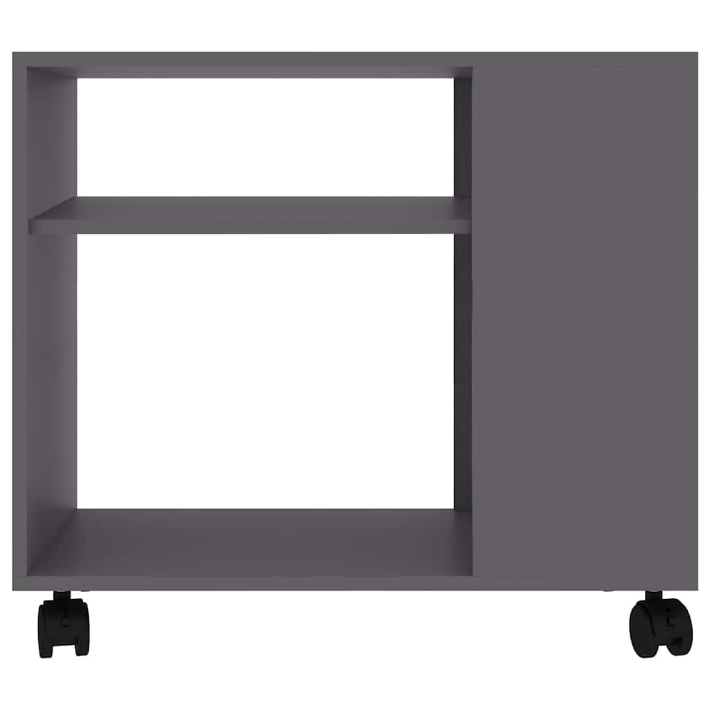 Table d'appoint Gris 70x35x55 cm Bois d'ingénierie - XIOS