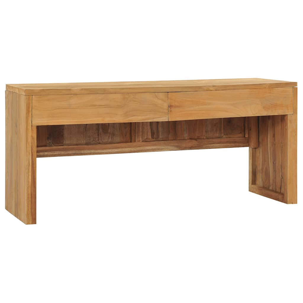 Meuble TV 100x35x45 cm Bois de teck massif - XIOS