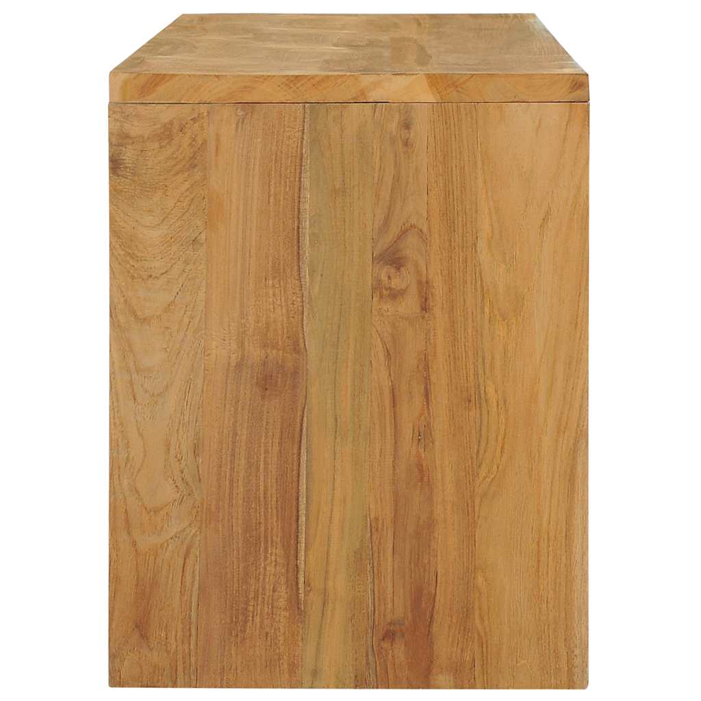 Meuble TV 100x35x45 cm Bois de teck massif - XIOS