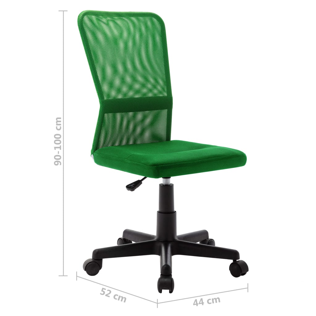 Chaise de bureau Vert 44x52x100 cm Tissu en maille - XIOS