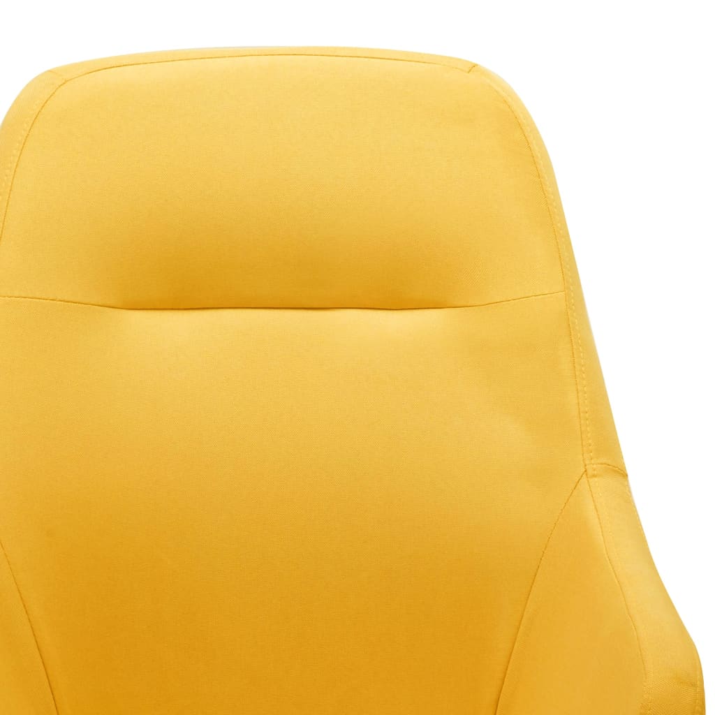 Chaise à bascule Jaune moutarde Tissu - XIOS