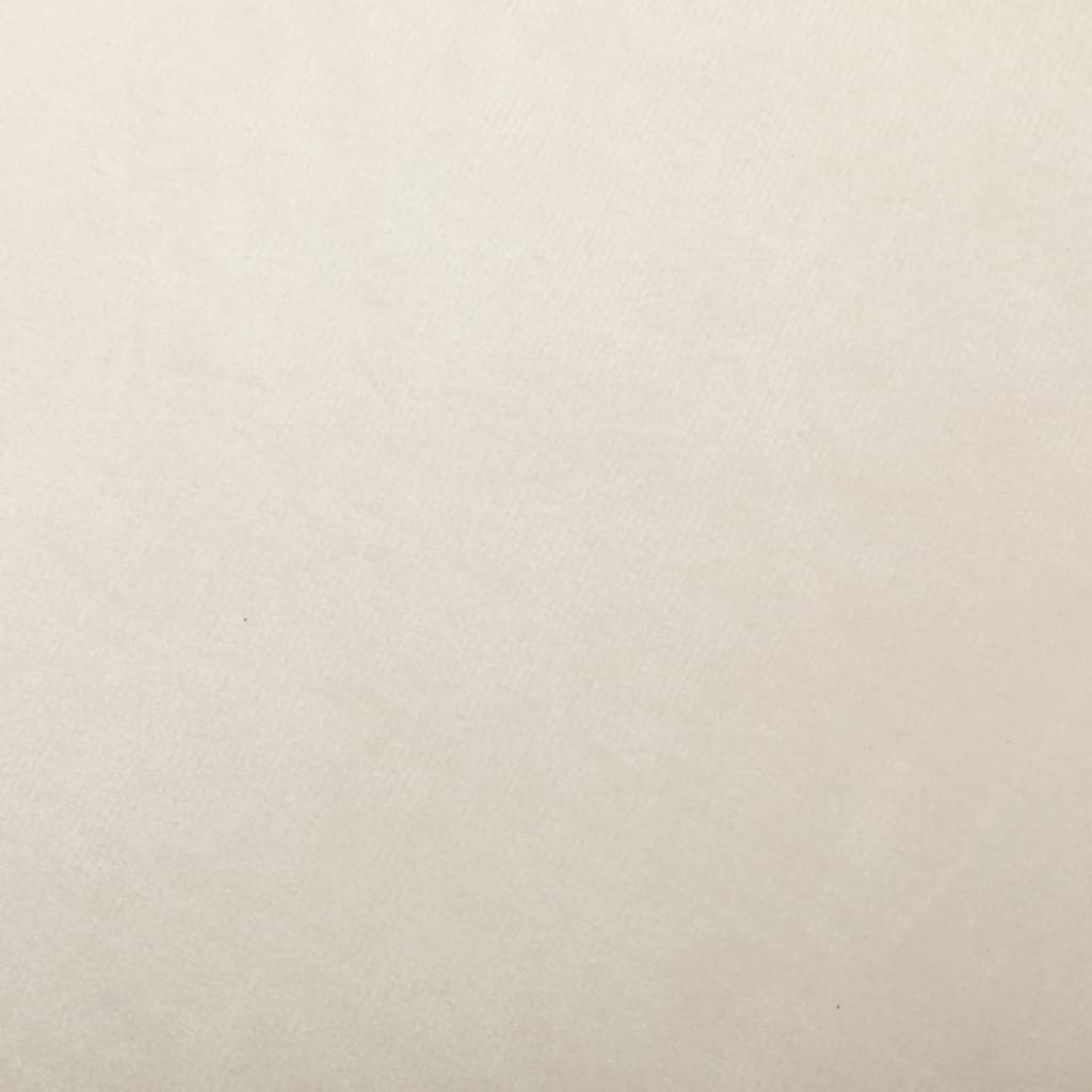 Chaise à bascule Blanc crème Velours - XIOS