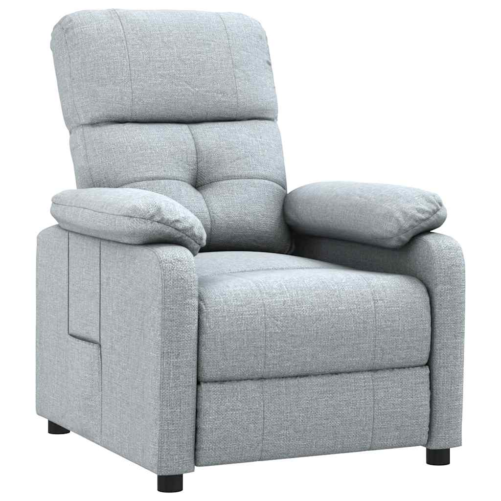 Fauteuil inclinable Gris clair Tissu - XIOS