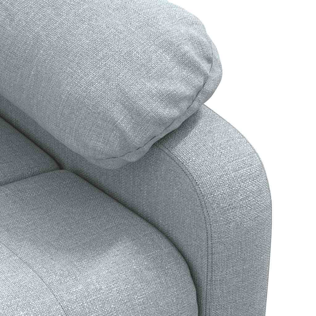 Fauteuil inclinable Gris clair Tissu - XIOS