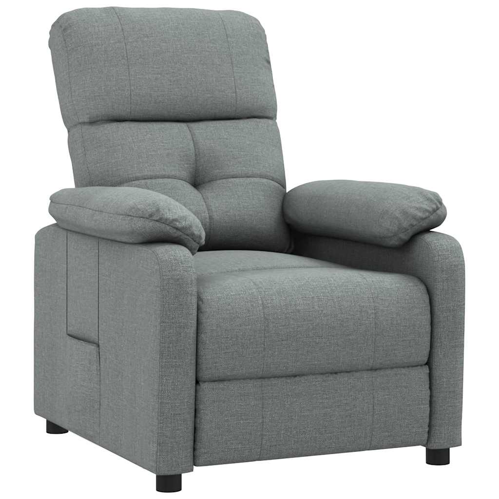 Fauteuil inclinable Gris foncé Tissu - XIOS