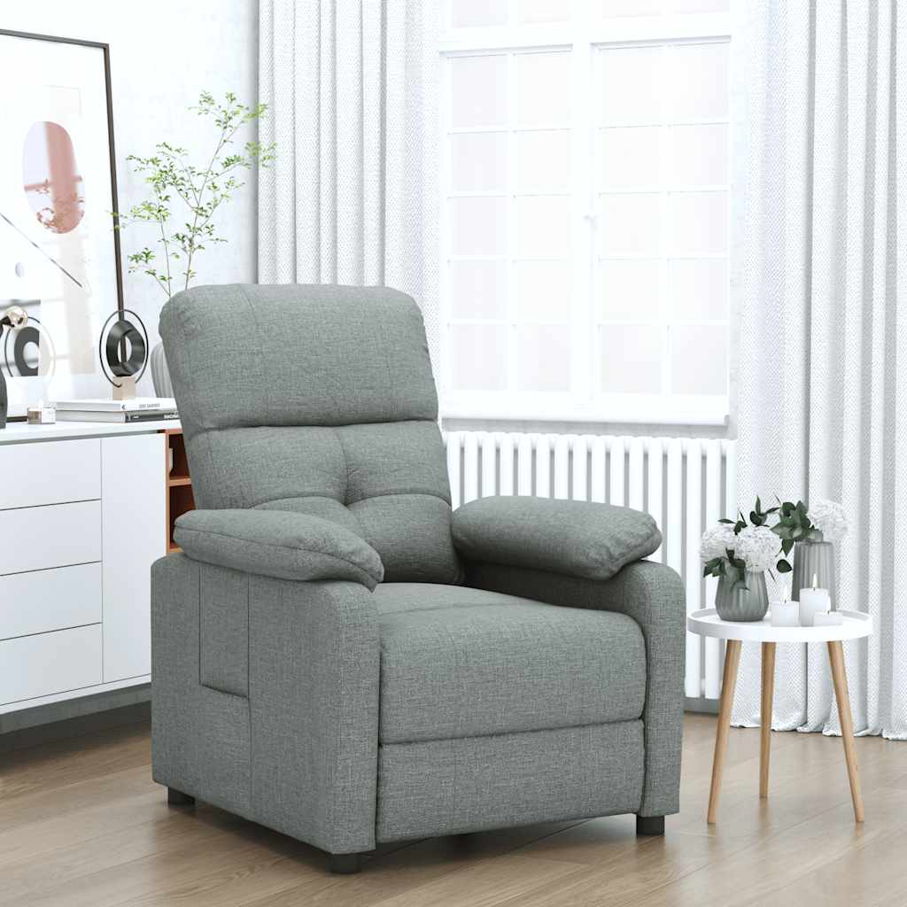 Fauteuil inclinable Gris foncé Tissu - XIOS