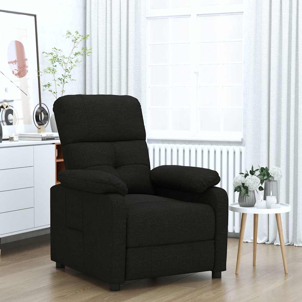 Fauteuil inclinable Noir Tissu - XIOS