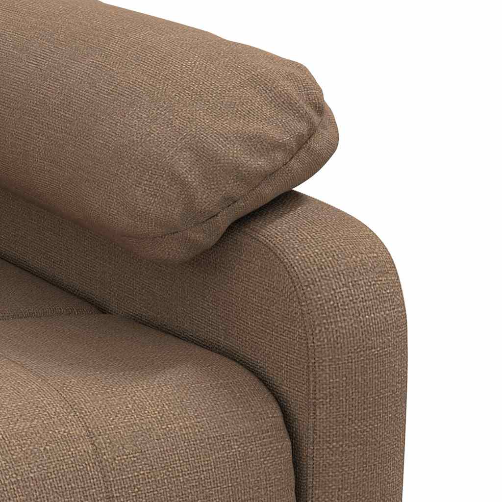 Fauteuil inclinable Marron Tissu
