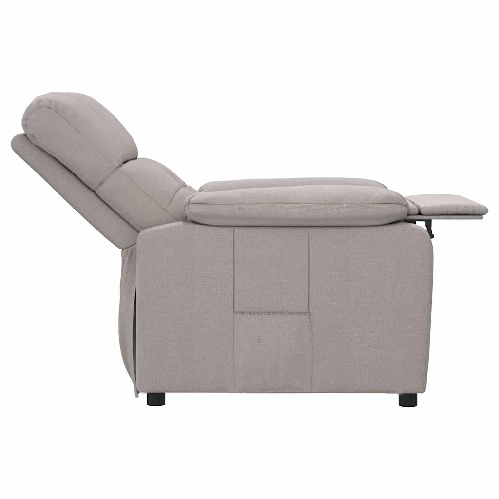 Fauteuil inclinable Taupe Tissu