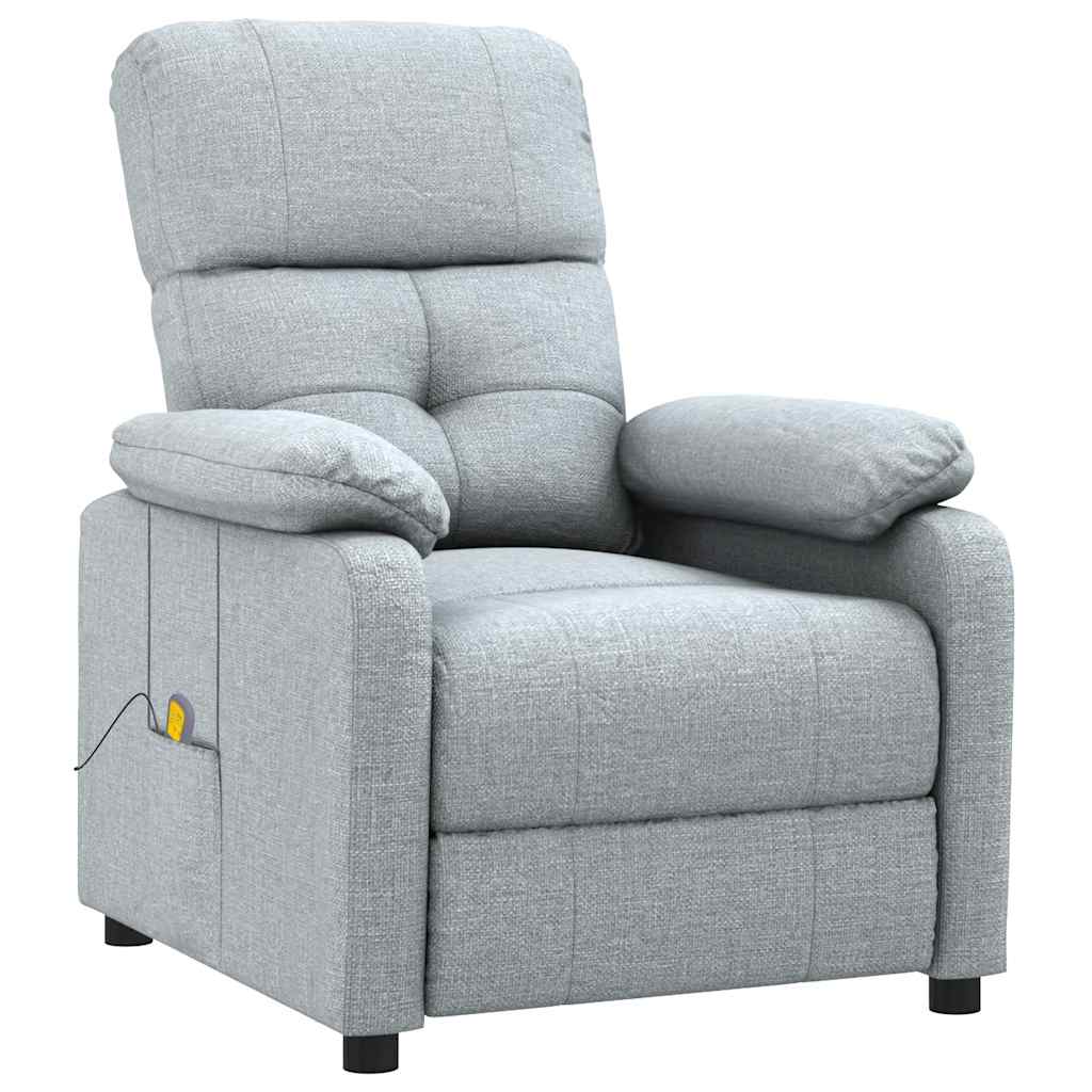 Fauteuil de massage Gris clair Tissu - XIOS