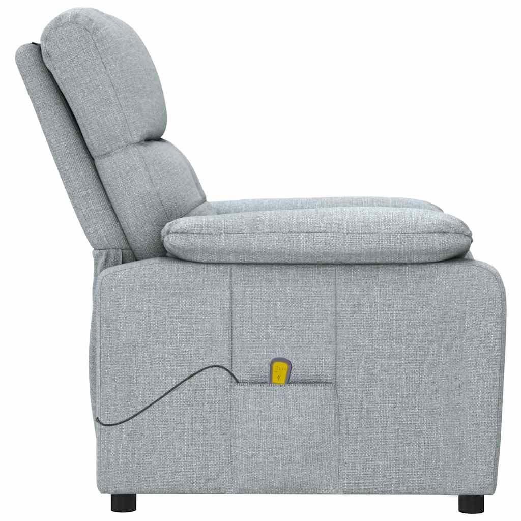Fauteuil de massage Gris clair Tissu - XIOS