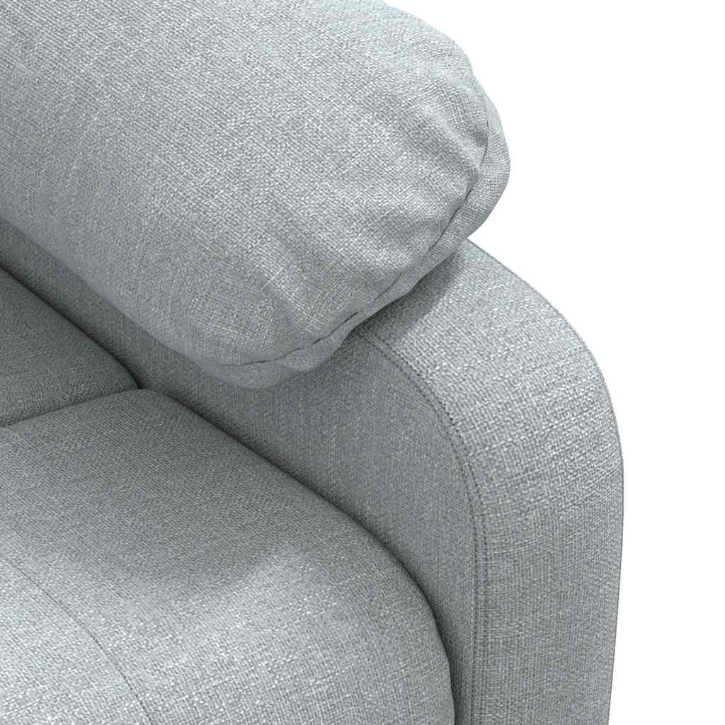 Fauteuil de massage Gris clair Tissu - XIOS