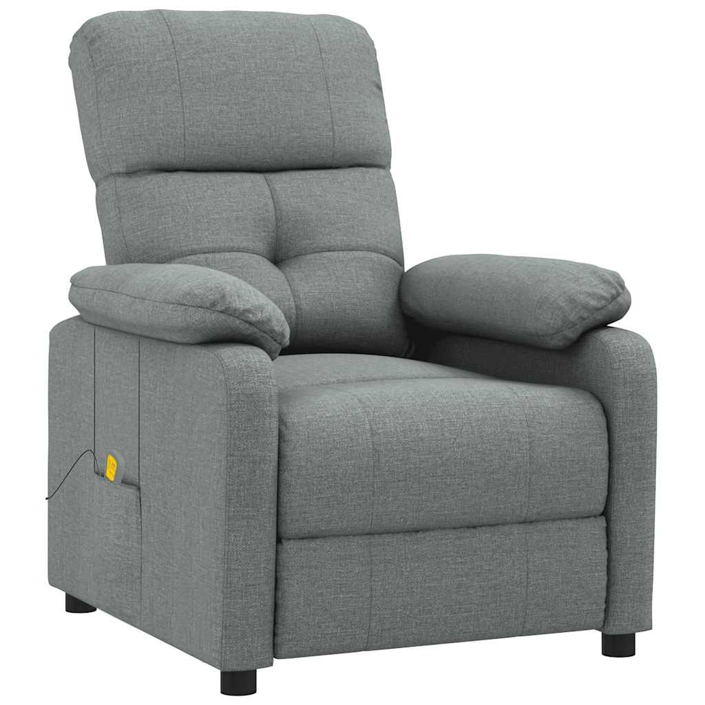 Fauteuil de massage Gris foncé Tissu - XIOS