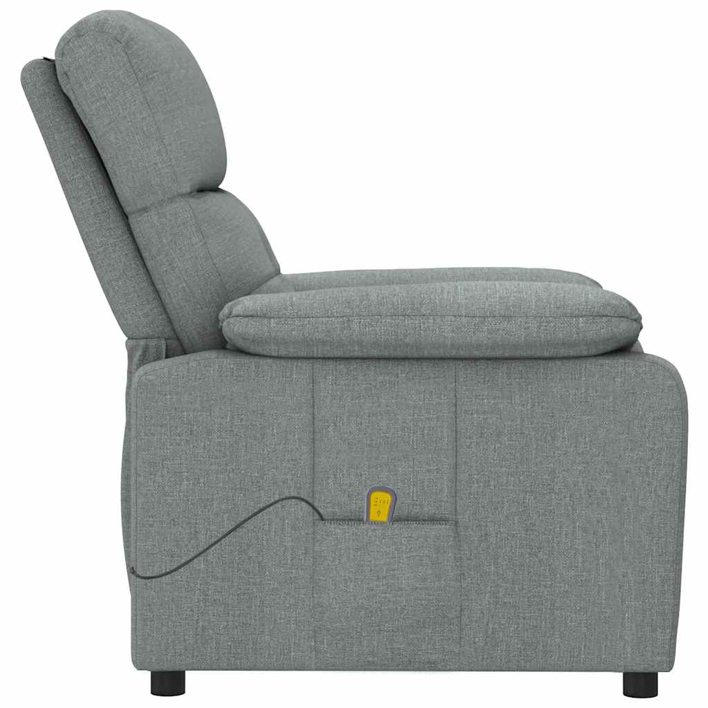 Fauteuil de massage Gris foncé Tissu - XIOS