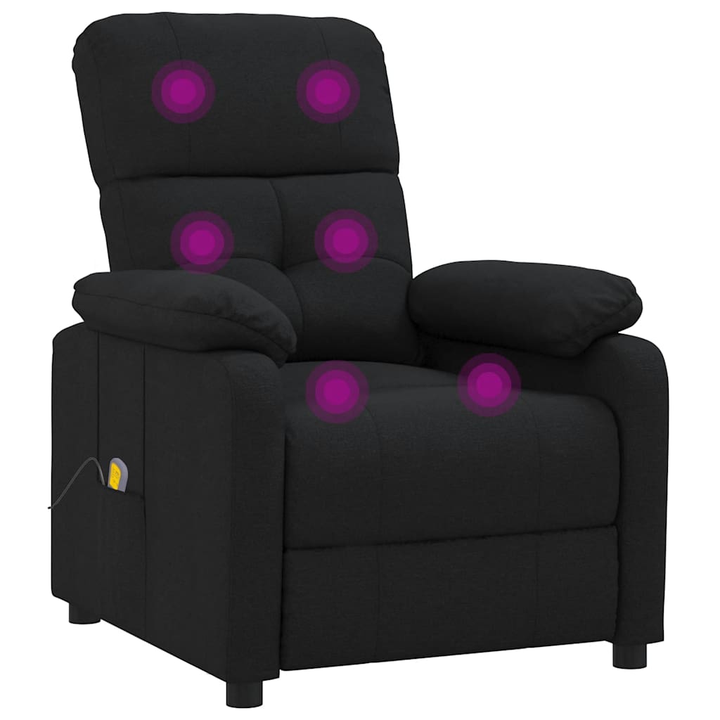 Fauteuil de massage Noir Tissu - XIOS