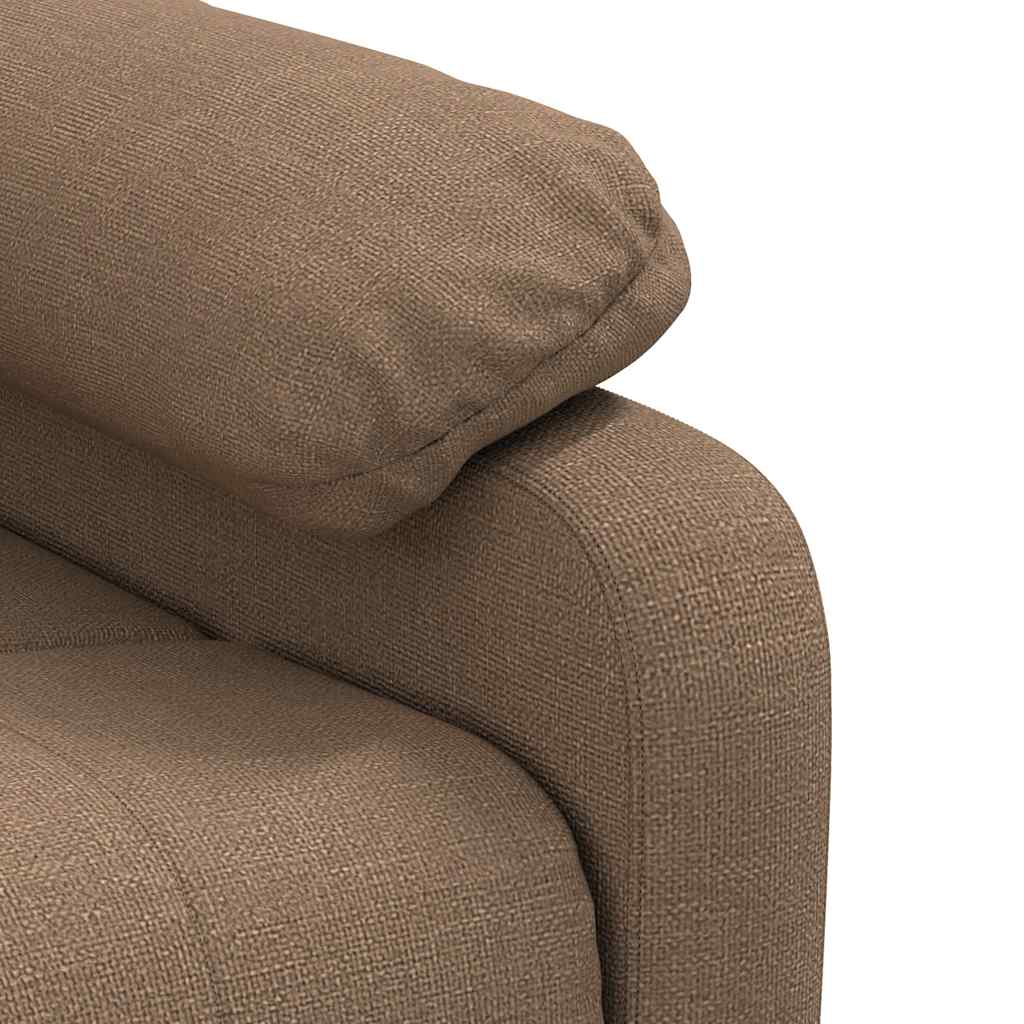 Fauteuil de massage Marron Tissu