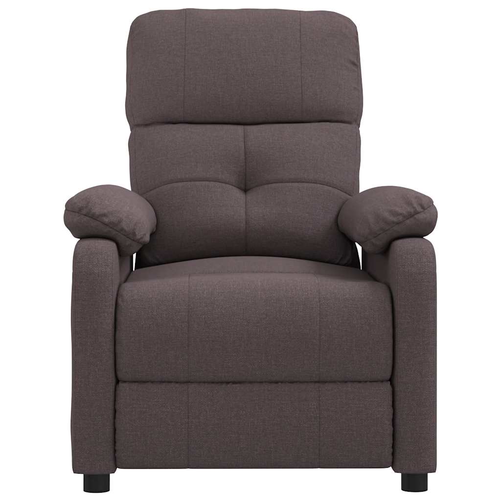 Fauteuil de massage Marron foncé Tissu - XIOS