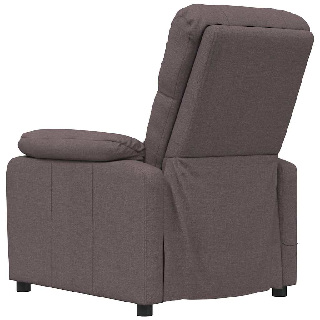Fauteuil de massage Marron foncé Tissu - XIOS
