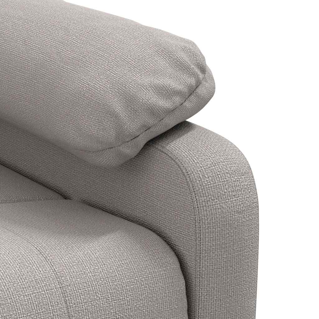 Fauteuil de massage Taupe Tissu