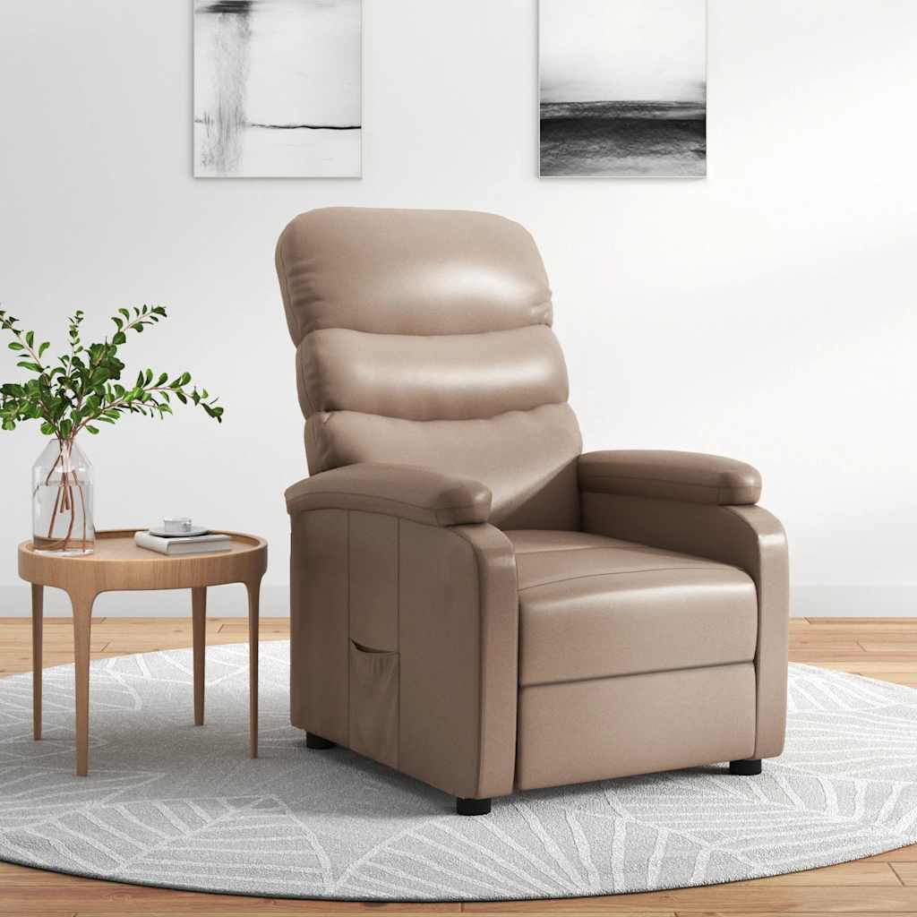 Fauteuil inclinable Cappuccino Similicuir - XIOS