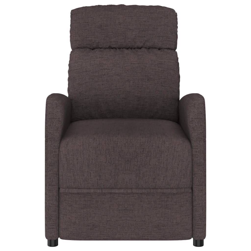 Fauteuil de massage Marron foncé Tissu - XIOS