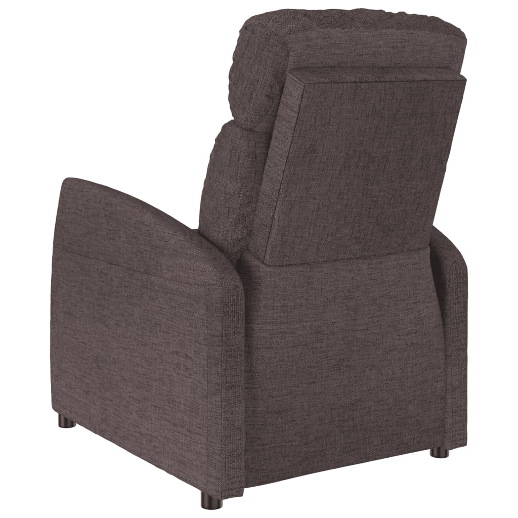 Fauteuil de massage Marron foncé Tissu - XIOS
