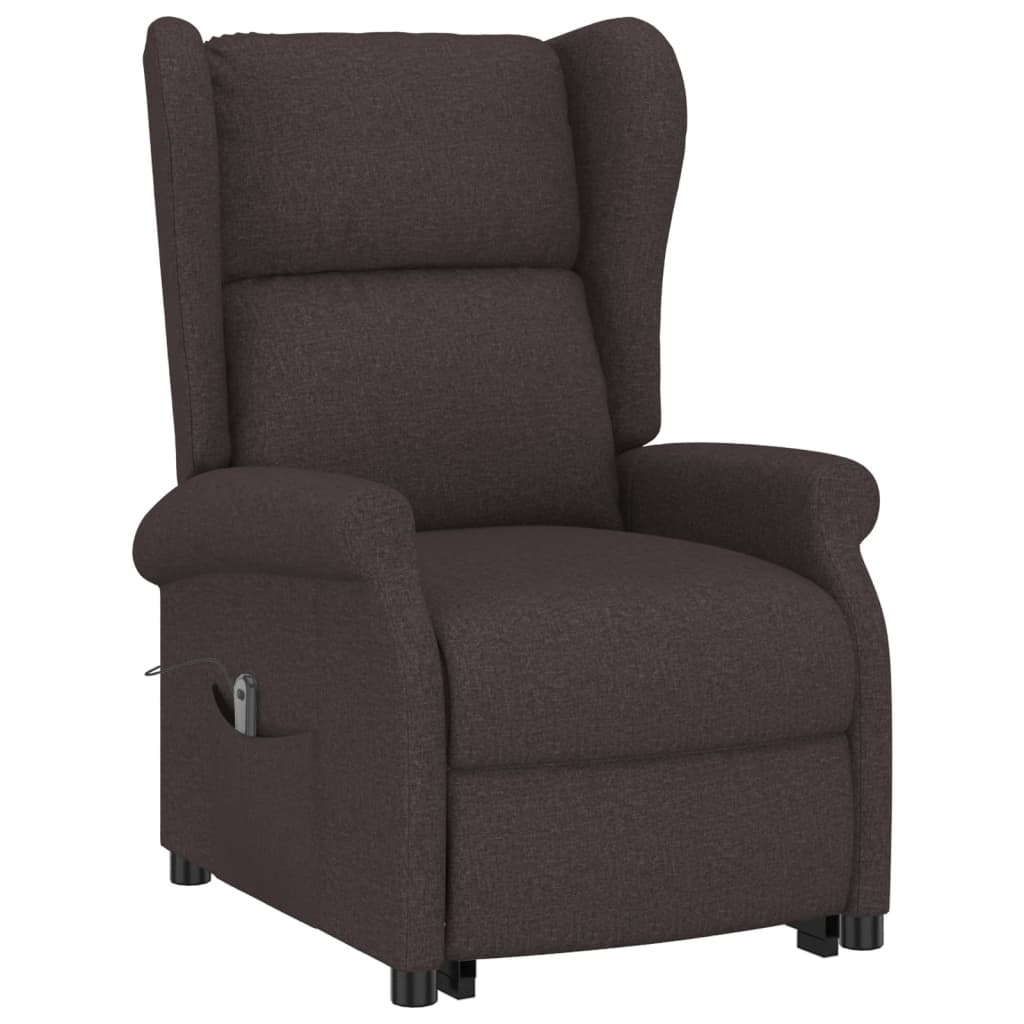 Fauteuil Marron foncé Tissu - XIOS