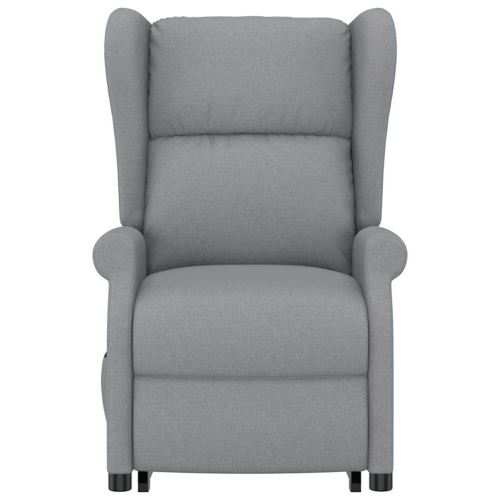 Fauteuil de massage inclinable Gris clair Tissu - XIOS