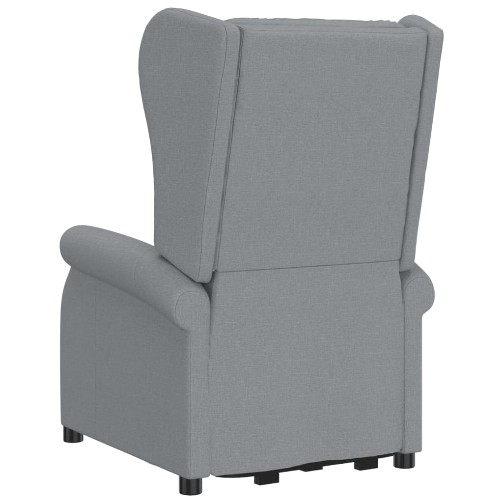 Fauteuil de massage inclinable Gris clair Tissu - XIOS